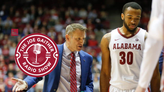 Alabama Head Coach Nate Oats talks to Alabama forward Galin Smith (30) as he comes to the bench in Coleman Coliseum Saturday, Feb. 1, 2020. The Tide fell to Arkansas 82-78. [Staff Photo/Gary Cosby Jr.] Sec Basketball Alabama Vs Arkansas